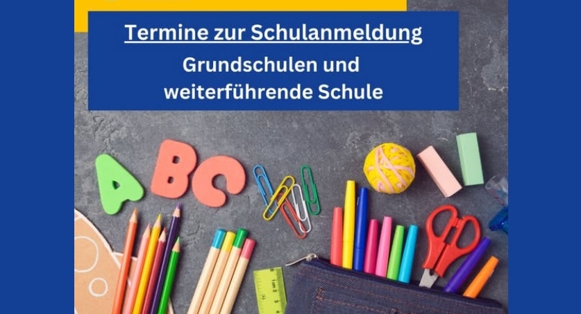 Termine für Schulanmeldungen in  Gymnasien/ Oberschulen