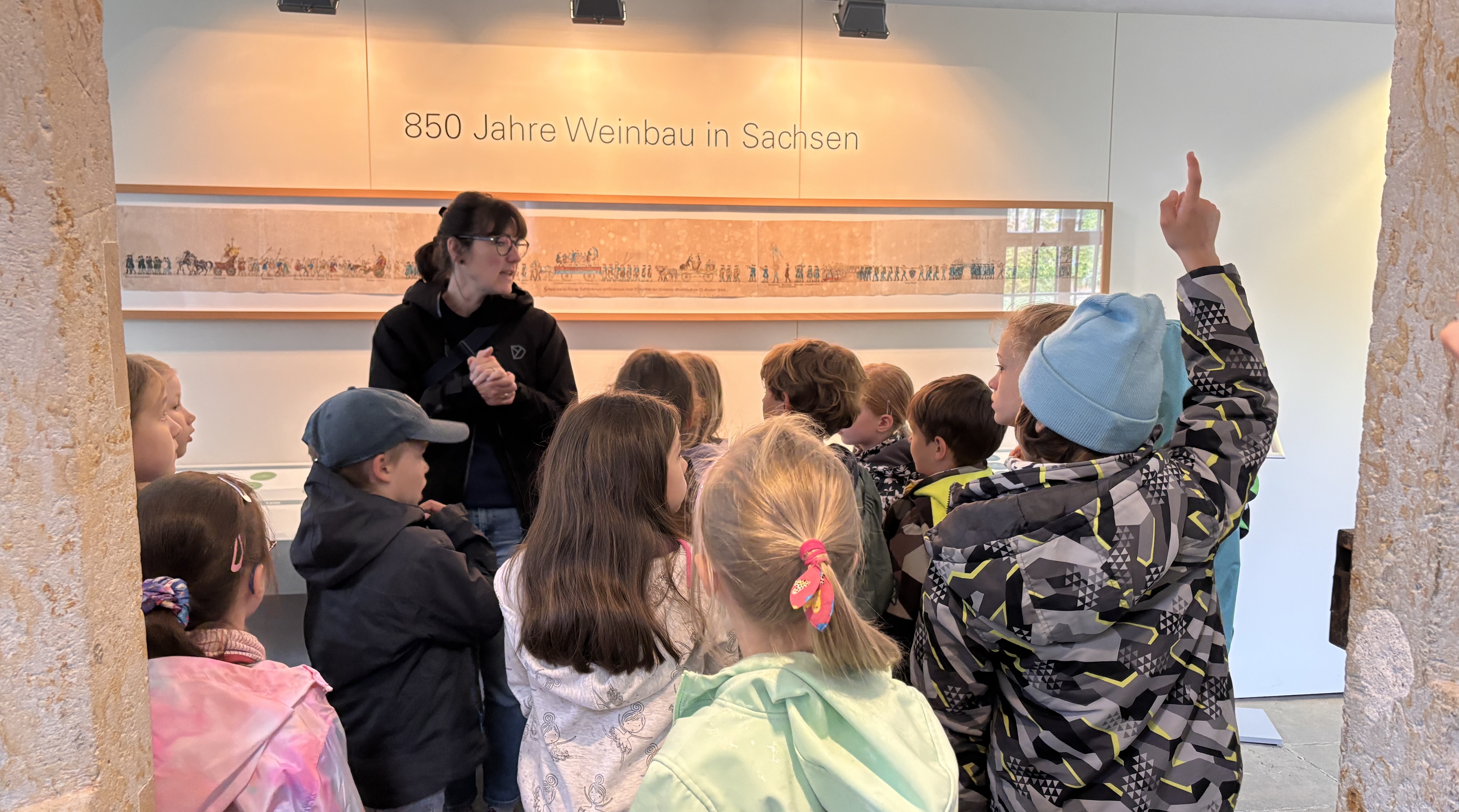Besuch in der Weinkelterei Hoflößnitz